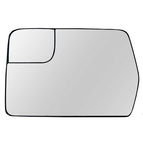 Left Driver Side Heated Mirror Glass Replacement For 2011 2012 2013 2014 Ford F150 Driver Side Mirror - for Ford F150 Side Mirror Glass F150 Mirrors With Rear Holder - Replace BL3Z-17K707-E