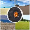 GoolRC 4PCS 1.9 Inch RC Crawler Rubber Tires with Metal Rim for 1/10 RC Rock Crawler Traxxas TRX-4 TRX-6 Axial Scx10 90046 RC4WD RC Car Parts (Golden)