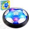 Hover Soccer Ball, Easter Basket Stuffers Rechargeable Soccer Ball Easter Toys Indoor Floating Soccer Ball with LED Light Foam Bumper Easter Gifts for Kids Boys Girls (Black)