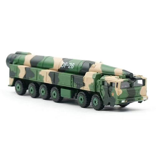 ZEZEFUFU 1:100 Dongfeng 26 Nuclear&Constant Missile Vehicle Model Military Scene Display Model