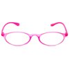 Calabria 719 Flexie Oval Reading Glasses +6.00 Fuchsia Men/Women Bendable One Power Readers TR90 Flexible
