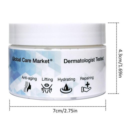 Neck Firming Cream - Face Lift Moisturizer and Anti-Aging Collagen Cream with Retinol, Peptides & Vitamin E for Smooth Wrinkle, Fine Lines, Hydrating and Restore Skin Elasticity