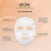 LIPOFIX Anti Aging Lifting Hydrating Facial Bio Cellulose Face Mask Sheet For Fine Line Reducing And Skin Radiance. Made in Korea 5 Masks