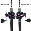 Sougayilang Baitcasting Reels - Colorful Fishing Reel, High Speed Baitcaster with 9+1 Ball Bearings, Gear Ratio 8.0:1, Magnetic Brake System Power Handle Casting Reels -Left Handed-Colorful