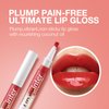 LANGMANNI 6pcs Shimmer & Smooth Lip Gloss Set, Moisturizing and Long-lasting - Fresh & Stylish Colors 0.6 Fl Oz (#A)