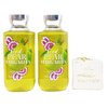 Bath & Body Works Iced Pear Margarita-2 Pack of Shower Gel With a Wild Jasmine Soap.