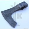 JNR TRADERS Axe Head - Hatchet Head - Damascus Viking Axe Head - Ax Head - Damascus Axe Head 001