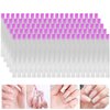 MWOOT 100 Pieces Fiberglass Nail Extension Silk,Nails Tips Quick Extension Fiberglass Fiber Silk False Nails Tips Salon Tool Accessories For UV Gel Nails Art