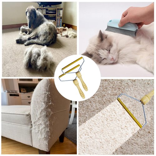 Lint Remover,Lint Roller,Lint Cleaner Pro Fabric Shaver Fuzz Remover Pet Hair Remover for Couch Reusable Dog Hair Carpet Scraper Shaver for Clothes Sweater Woven Coat No More Fluff (Green)