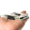 CKLT Creative Metal Money Clip Stainless Steel Handiness Wallet Paper Clip (four fold)