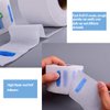 85 Counts Disposable Barber Neck Strip Professional Stretchy Paper Neck Band Protector Hairdressing Accessory Tool Barber Accessories Hair Washing Cutting Shaving Styling Coloring