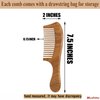 The Moreinday Wooden Comb Wood Comb Hair Comb for Women Sandalwood Comb for Men