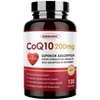 CoQ10-200mg-Softgels with PQQ, BioPerine & Omega-3, 120 Servings Coenzyme Q10(Ubiquinone) Supplement for High-Absorption, Powerful-Antioxidant, Support Heart & Energy-Production