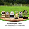 BuyAwardsandTrophies All Star Resin Croquet Trophy - Plastic Trophy with Base, Awards and Trophies for Sports Competition, Prizes for Adults and Kids Gray, 6 1/4"