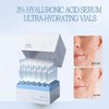 30pcs 3% Hyaluronic Acid Serum Ultra-Hydrating Vials, Hyaluronic Acid Tubes, Ultra Hyaluronic Acid Tubes, 3% Glass Skin Ultra-Hydrating Serum