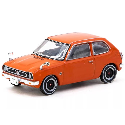 1:64 Scale J Collection Diecast Model Car Compatible with Honda Civic (SB1) Orange Limited Edition by Tarmac JC64-TL006-OR
