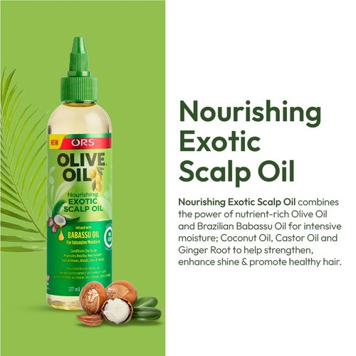 Ors Olive Oil Exotic Scalp Oil, 4.3oz, 4.3 Oz