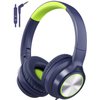 Kids Headphones with Cord , Wired Over Ear Headsets with Microphone Limited Volume 85dB/ 94dB, Portable Wired Headphones for Kids Boys Girls Teens Children Online School/Travel/iPad/Tablet/Cellphone