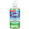 Clorox Antibacterial Liquid Hand Soap with Pump, Soothing Aloe Scent - Scented Hand Wash, Liquid Soap for Bathroom or Kitchen Washes Away Dirt from Hands and Keeps Them Soft, 16 Fl Oz