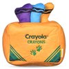 Crayola for Pets Crayon Burrow Toy Plush Squeaker Dog Toy, 8”, Pup-Visible Color Toys Dogs See Best, Burrow Style Dog Toy with 3 Removeable Plush Toys, Enrichment Dog Toys