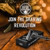 SHAVING REVOLUTION Long Handle Double Edge Safety Razor - Butterfly Open Razor 10 Japanese Stainless Steel Double Edge Blades - Close, Clean Shaving Razor Men., Black Long Handle, 12 Piece Set