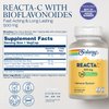 SOLARAY Reacta-C with 500mg Vitamin C, 200mg Bioflavonoid Concentrate, Immune System Defense Vitamins, Patented 24 Hour Immunity Booster Support Supplement, Vegan, 120 Capsules, 120 Servings.