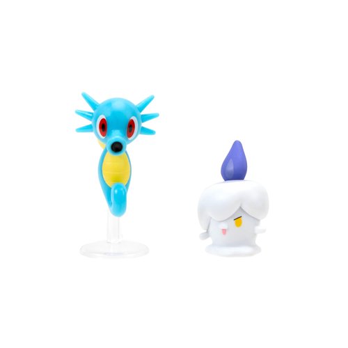 Pokemon Battle Figure Horsea & Litwick 3-Inch Mini Figure 2-Pack