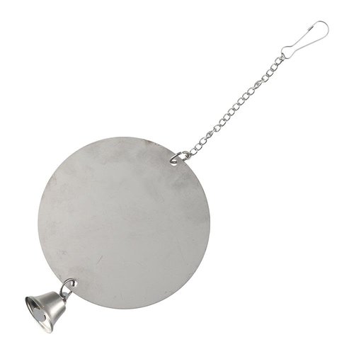 GetCoupon Durable Bird Mirror Toy, Attract Bird Attention Parrot Chew Puzzle Toy, Practical Single Mirror Design Parrot Cage Accessories