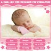 12 Pairs Baby Preemie Mittens Preemie Gloves No Scratch Baby Mittens Newborn Preemie Baby Mittens Cotton Gloves for Preemie Newborn Girls Boys Premature Infant Toddler (Cute Color)