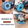 KOWOOD 4-1/2" 5" 5pcs Angle Grinder Flange Nuts with Spanner Compatible for Dewalt Makita Angle Grinder Flange with 5/8"-11 threaded shaft
