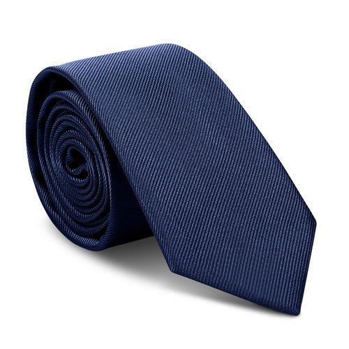 URAQT Men Ties, Classic Men's Solid Color Necktie, Premium Pure Color Skinny Necktie with Multiple Colors, Formal Necktie for Men Business Wedding Valentine's Party Work Tie, 6cm (Navy Blue)