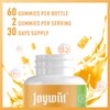 Joywiit Vitamin B2 Gummies | Riboflavin 400mg | B2 Vitamin 400mg Chewable for Adults and Kids, Migraine Relief & Energy and Nervous System Support, Non GMO, Vegan - 60 Counts