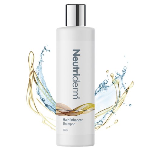 NEUTRIDERM Hair Enhancer Shampoo, Thickening and Strengthening Shampoo for Weak and Thinning Hair, Moisturizing Shampoo for Damaged Hair, 250ml (8.45 fl oz)