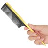 Rat Tail Comb for Hair Styling and Sectioning, Fine Tooth Teasing Comb Parting for Braiding Hair, Eco-friendly Bamboo and Durable Bakelite Infused Anti-Static Anti-Frizz Hair for Women by Combetter