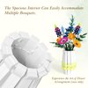 Flower Vase for Lego Bouquet, White Vase Building Set for Lego Roses Sunflowers Wildflower Daffodils Lotus Cherry Blossoms, for Flower Lovers, Christmas, Valentine's and Mother's Day