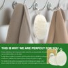 CROVIN Natural Loofah Exfoliating Body Scrubber, Made with Natural Shower Loofah Sponge for Men and Women’s SPA (Pack of 2)