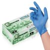 Emerald -100 Pack- Nitrile Medical Exam Gloves, Latex Free, Powder Free, Blue, Size: Small
