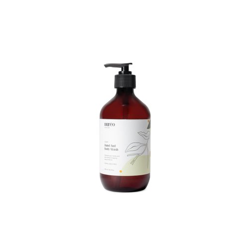 Cedar Hand & Body Wash - Refreshing Peppermint, Hydrating Formula, 490ml - Natural Ingredients for Deep Cleansing & Moisturizing Gel