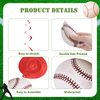 28Pcs Baseball Party Decorations Baseball Birthday Decorations Baseball Hanging Decorations Baseball Party Supplies for Baseball Birthday Party Baseball Sports Theme Party Decorations