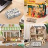 HOMICO 540 Pieces Dollhouse Miniatures Scene Model 100 Dollar Bills Mini Dollhouse Accessories, 6 Styles