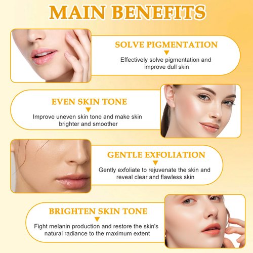 Nicgou Lemon Turmeric Kojic Soap, Turmeric Soap Bar for Face ＆ Body，Natural Turmeric Handmade Soap for All Skin Types（2pcs