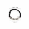 3 Pcs Bracelet Hair Ties Metal Chain Hair Bands Elastic Hair Ropes Ponytail Holder Hair Jewelry Accessories for Women and Girls (Silver)