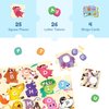 LoveDabble Learn ABC with Animals: Match & Bingo Delight! Dive into a 50+ Piece Puzzles, Learn Letters by Matching with Animals | Birthday Gifts for Kids