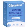 Gileooparl Eco-friendly Laundry Detergent Sheets, 120 Loads, Nontoxic, Nonirritating, Hypoallergenic Eco-strips for Sensitive Skin, Fresh Linen Scent, Space Saving, Lightweight, Easy to Use and Carry