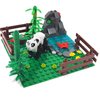 Sufeasdf Farm Animals Zoo Building Block Set A, Farm Animal Building Toys, Sheep, Horse Farm, Chicken Coop, Panda, Giraffe, Cowshed, Duck Pond, Compatible with Lego 853792 Accessory for Ages 6-12