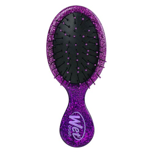 Wet Brush Mini Detangler Hair Brush, Limited Edition Champagne Toast, Prosecco Purple