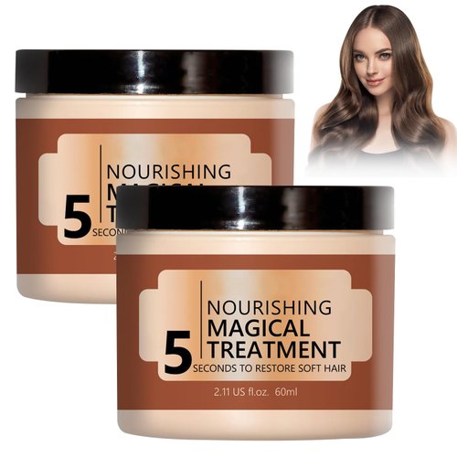 OFOCASE Nourish and Treat Collagen Hair Mask, Repair Dyed Hair, Dry Damaged Hair Deep Conditioner. Moisturize and Smooth Hair Mask2pcs