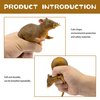 FUNSCENE Reptile Toy with Mouse, Soft Rubber Squishy Toy, TPR Super Stretch Animal Toys for Kids, Perfect for Gifts, Party Favors, and School Projects (Mouse)