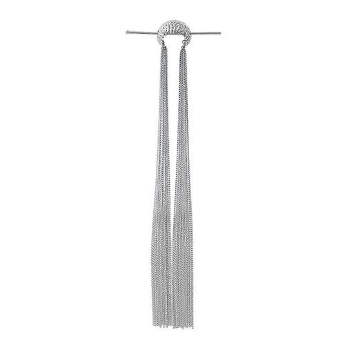 1Pc Long Chain Tassel Hair Stick Jewelry Ponytail Holder Ponytail Hair Accessories Long Chain Tassel Hair Fork Hair Chignon Pin Long Tassel Hair Jewelry Accessories, Silver