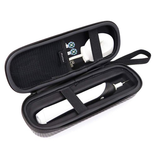 ProCase Toothbrush Travel Case for Oral-B Pro 1000 1500 3000 5000 7000 Sonicare 5100 6100 AquaSonic, Sonic Electric Power Rechargeable Toothbrush Carrying Case Holder Container -Black